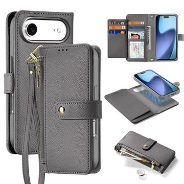 iPhone Air Dux Ducis Lawa Brieftaschen-Lederhülle mit Magnetabdeckung - Grau