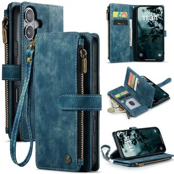 iPhone 17 Caseme C30 Multifunktions Wallet Hülle - Blau