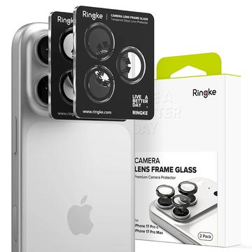 iPhone 17 Pro/17 Pro Max Ringke Kameraobjektiv Panzerglas - 2 Stk. - Schwarz