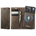 iPhone 17 Pro Caseme C49 2-in-1 abnehmbare Wallet Hülle - MagSafe-kompatibel, RFID - Kaffee