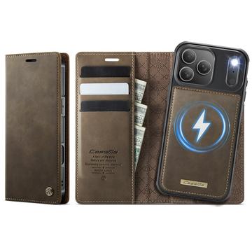 iPhone 17 Pro Caseme C49 2-in-1 abnehmbare Wallet Hülle - MagSafe-kompatibel, RFID - Kaffee