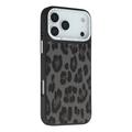 iPhone 17 Pro Max Jaucase Magnetische Hybridhülle mit Leopardenmuster