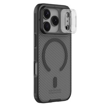 iPhone 17 Pro Max Nillkin CamShield Pro Magnetic Hybrid Hülle - Durchscheinendes Schwarz