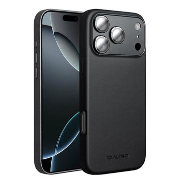 iPhone 17 Pro Max Qialino Premium MagSafe Hülle - Schwarz