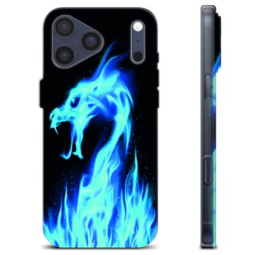 iPhone 17 Pro Max TPU Hülle - Blauer Feuerdrache