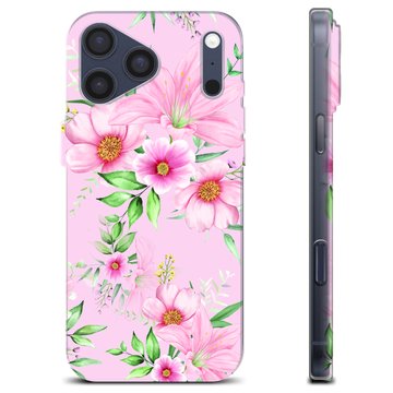 iPhone 17 Pro Max TPU Hülle - Aquarell Blumen