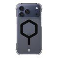 iPhone 17 Pro Max Tactical MagForce Hexagon Hülle - MagSafe-kompatibel - Schwarz / Durchsichtig
