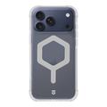 iPhone 17 Pro Max Tactical MagForce Hexagon Hülle - MagSafe-kompatibel - Weiß / Durchsichtig