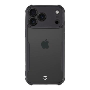 iPhone 17 Pro Max Tactical Quantum Stealth Hülle mit verstärkten Ecken - Klar / Schwarz