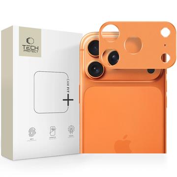 iPhone 17 Pro Max Tech-Protect Camalloy Fit+ Aluminium Kamera Schutz - Kosmisches Orange