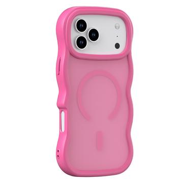 iPhone 17 Pro Max Wellenkante Magnetische Hybridhülle - Hot Pink