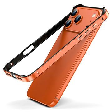 iPhone 17 Pro Metall-Schutzhülle mit erhöhten Kanten - Orange