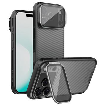 iPhone 17 Pro Nillkin CamShield Prop Hybrid Hülle - Durchscheinendes Schwarz