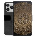 iPhone 17 Pro Premium Schutzhülle mit Geldbörse - Mandala