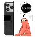 iPhone 17 Pro Premium Schutzhülle mit Geldbörse - Slow Down
