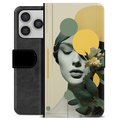 iPhone 17 Pro Premium Schutzhülle mit Geldbörse - Vintage Stimmung