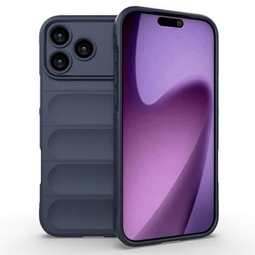 iPhone 17 Pro Rugged TPU Hülle - Dunkel Blau