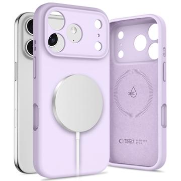 iPhone 17 Pro Tech-Protect Flüssiges Silikongehülle - MagSafe kompatibel - Mauve