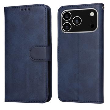 iPhone 17 Pro Wallet Hülle mit Ständer - Blau