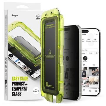 iPhone 17 Ringke Easy Slide Privacy Panzerglas - 2 Stk.