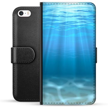 iPhone 5/5S/SE Premium Schutzhülle mit Geldbörse - Meer