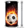 iPhone 6 / 6S Hybrid Hülle - Fußball Flamme