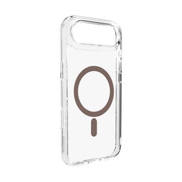 iPhone Air Puro Lite Mag Hybrid Case - Braun / Transparent
