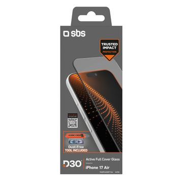 iPhone Air SBS D3O Active Full Cover Panzerglas mit Rahmen