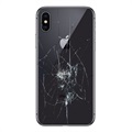 iPhone X Rückseiten-Cover Reparatur - nur Glas - Schwarz