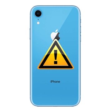 iPhone XR Akkufachdeckel Reparatur - inkl. Rahmen - Blau