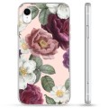 iPhone XR Hybrid Hülle - Romantische Blumen