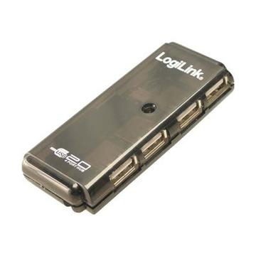 LogiLink UH0001A 4-Port USB 2.0 Hub - Schwarz