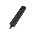 LogiLink UA0124 7-Port USB-Hub mit Ein-/Aus-Schalter - Schwarz