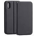 3Sixt SlimFolio iPhone XS Max Flip Hülle - Schwarz