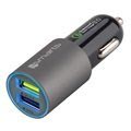 4smarts Rapid QC3.0 Dual-USB-Auto-Schnellladegerät - 6A