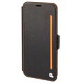 iPhone 7 Plus / iPhone 8 Plus 4smarts Two-Tone Flip Case - Schwarz / Orange