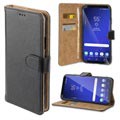 4smarts Urban Premium Samsung Galaxy S9+ Schutzhülle mit Geldbörse - Schwarz