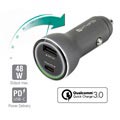 4smarts VoltRoad Superschnelles Auto-Ladegerät - USB PD & QC3.0 - 48W (Bulk)