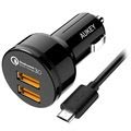 Aukey CC-T8 Qualcomm Quick Charge 3.0 Kfz-Ladegerät - Dual USB