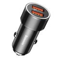 Baseus BSC-C15K Small Screw QC3.0 Schnelles Kfz-Ladegerät - 36W, 2xUSB