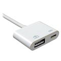 Kompatibler Lightning auf USB 3 Kamera-Adapter - Weiß