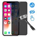 Devia 3D Full Glass Privacy iPhone XS Max Panzerglas - 9H, 0.26mm - Schwarz