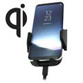 Fix2car Universales Qi Kfz-Ladegerät / Kfz-Halterung - Schwarz