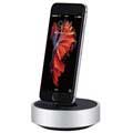 Just Mobile HoverDock Ladestation für iPhone - Schwarz / Silber