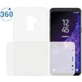 Samsung Galaxy S9+ Ksix Flex 360-Schutz TPU Case - Durchsichtig