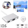 Lightning / HDMI, VGA, Audio, MicroUSB Adapter - iPhone, iPad