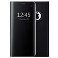 Luxus Clear View iPhone 7/8/SE (2020) Flip Case - Schwarz