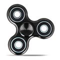 Metal Hand Fidget Spinner - Schwarz