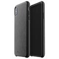 Mujjo Full Leder iPhone XS Max Schutzhülle