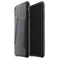 Mujjo Full Leder iPhone XS Max Wallet Schutzhülle